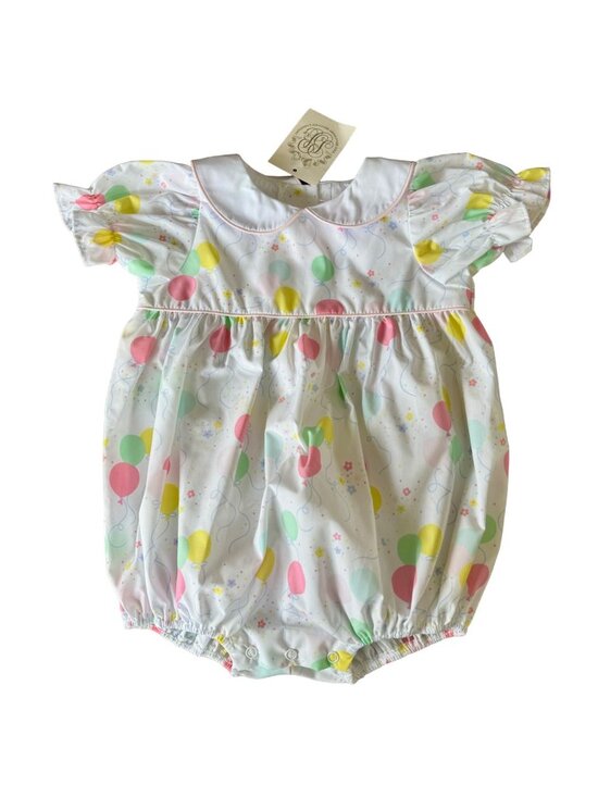 The Beaufort Bonnet Company Other - THE BEAUFORT BONNET COMPANY Balloons Romper Girls 2T 2 NEW Holly Day Bubble NWT